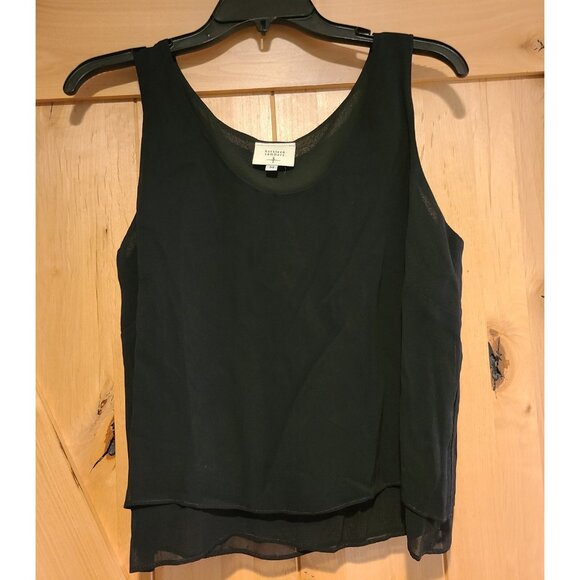 Vtg Kathleen Sommers Rayon Sleeveless Round Neck Tank Top Sz M Layered USA - Picture 1 of 12